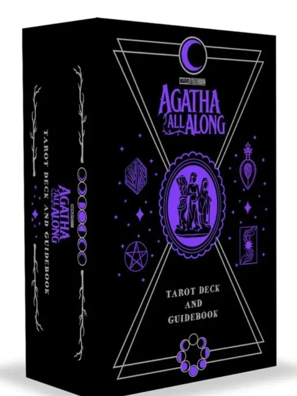 Agatha All Along Tarot Deck and Guidebook - Black & Purple